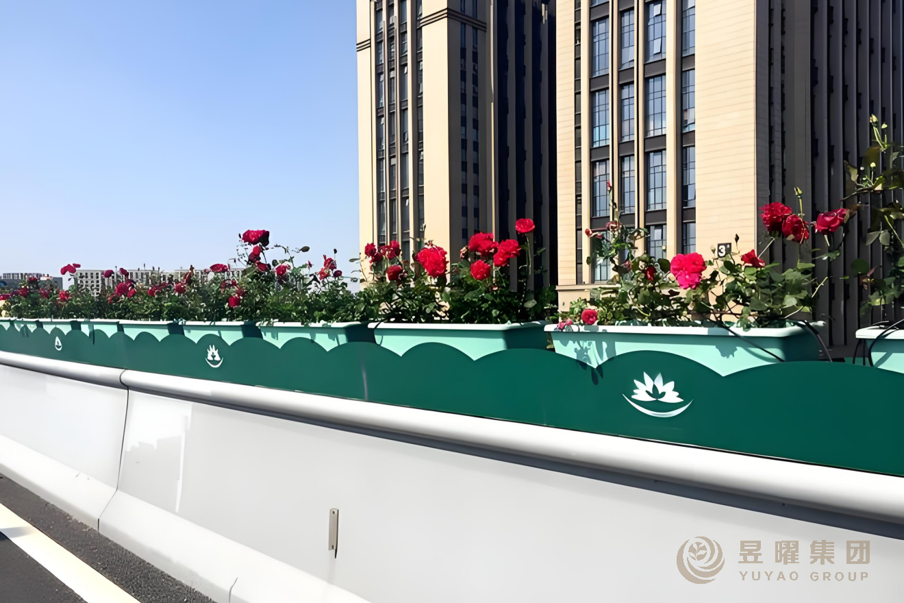 杭州上城区高架花箱