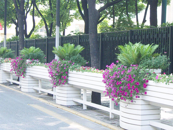 上海花箱定制厂家科普座椅花箱组合的优势 上海花箱定制厂家科普座椅花箱组合的优势